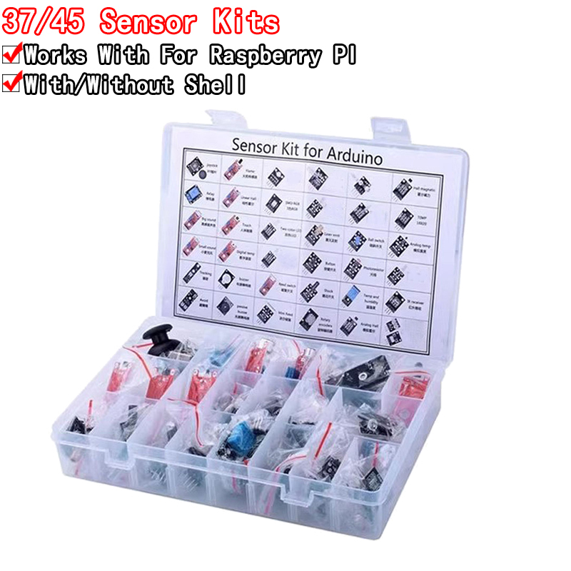 Arduino Sensor Kit 37 Modules Starter - For arduino 45 in 1 Sensors