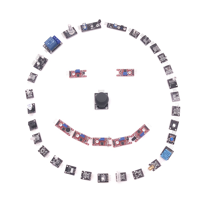 Arduino Sensor Kit 37 Modules Starter - 37-in-1 Sensor Module Starter Kit–Ideal for