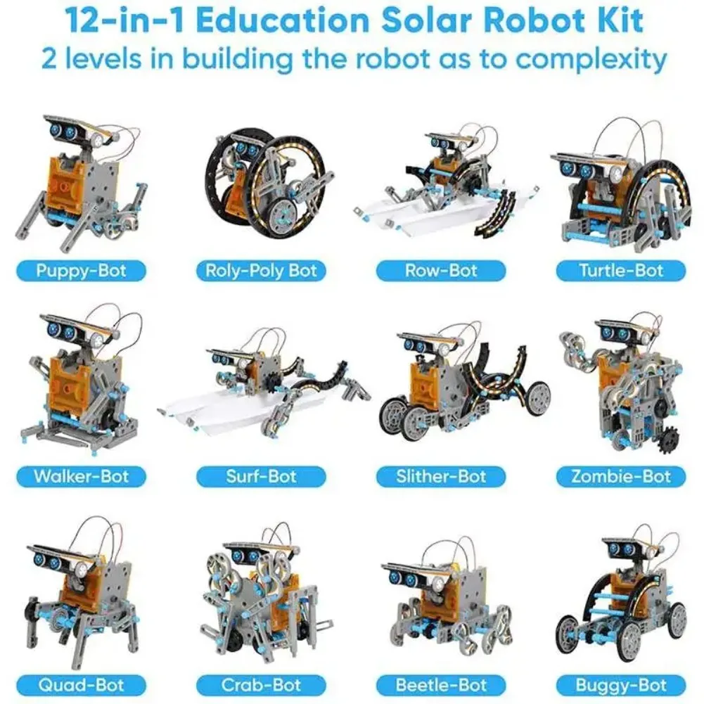 13 in 1 Solar Powered Robot Sc - Solar Powered Robot Kit 14 In 1 review and price