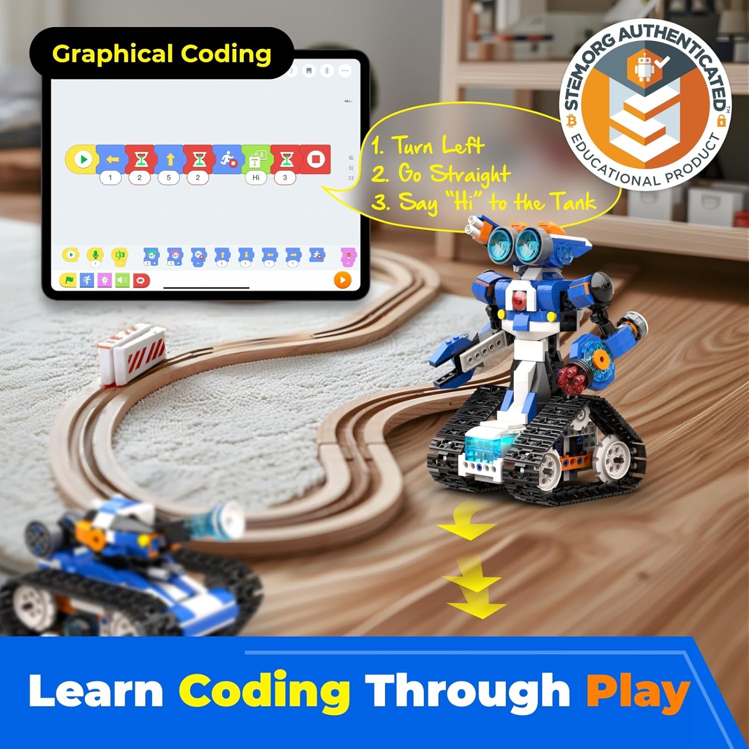 Advanced 6-in-1 Programmable S - Stem Robot Building Kit Coding review and price