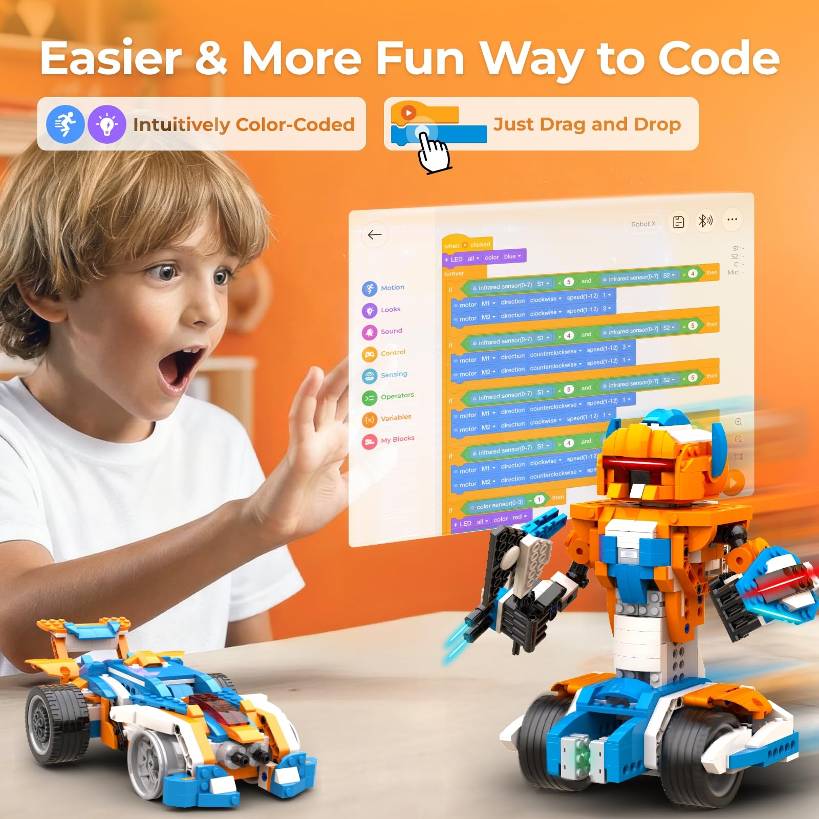Apitor Robot Building Kit, 12- - Stem Robot Building Kit Coding review and price