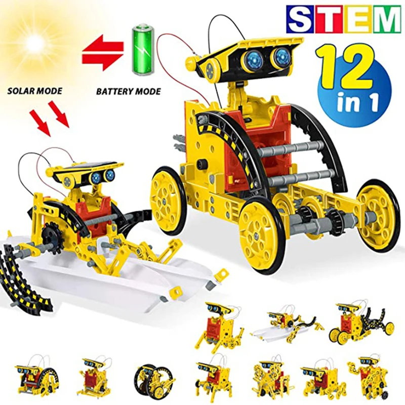 12 in 1 Science Experiment Sol - Solar Powered Robot Kit 14 In 1 review and price