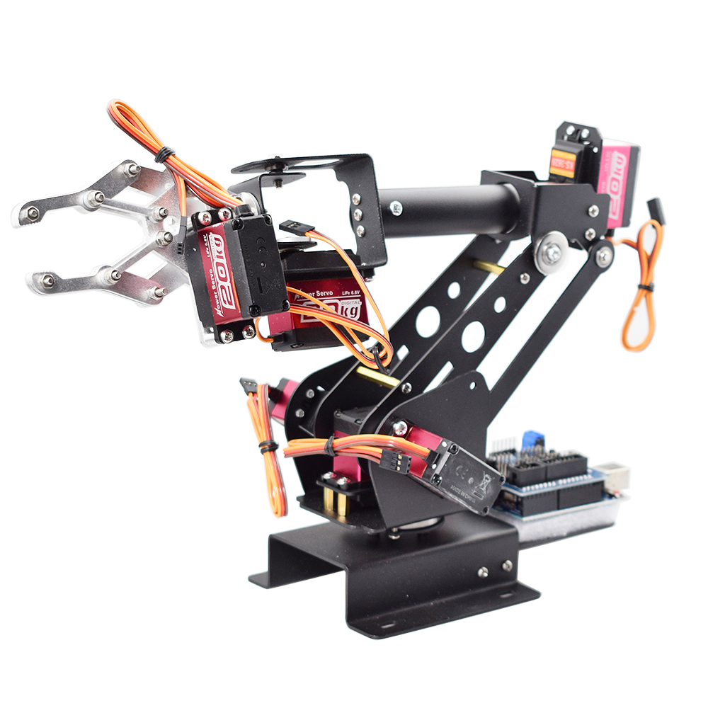 Ps2 Control 6 DOF Robotic Arm  - Programmable Robotic Arm Kit Arduino review and price