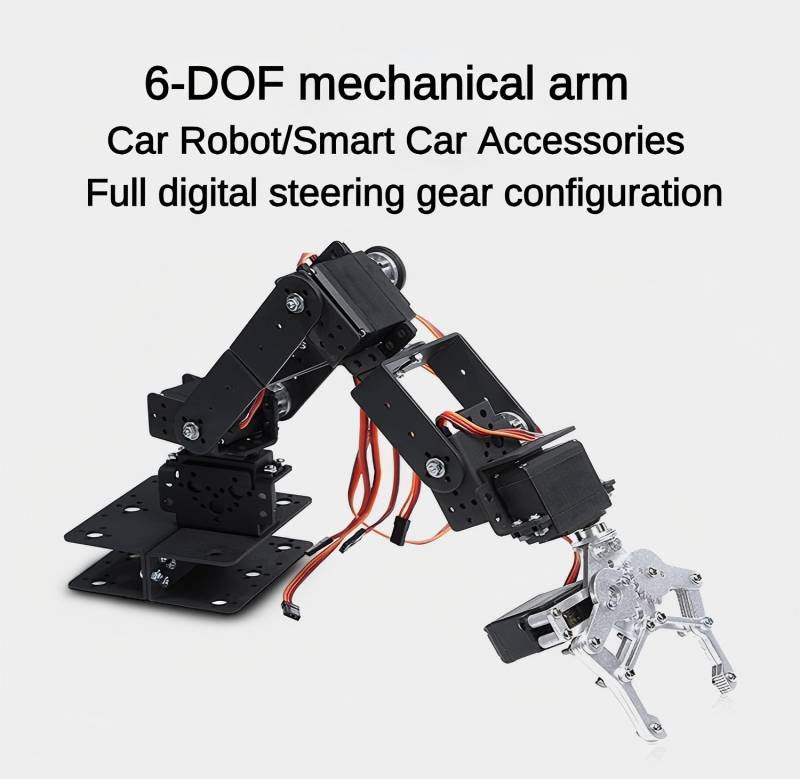 MG996 6 DOF Robot Metal Alloy  - Programmable Robotic Arm Kit Arduino review and price