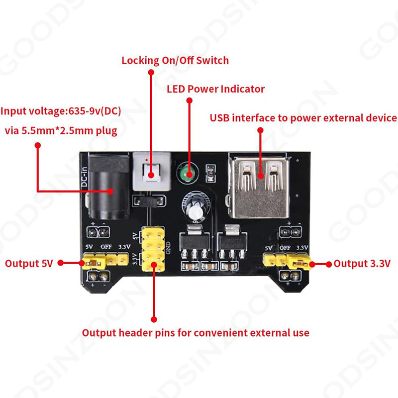 Electronics Starter Kit w/Powe - Breadboard Jumper Wires Power Supply Kit review and price