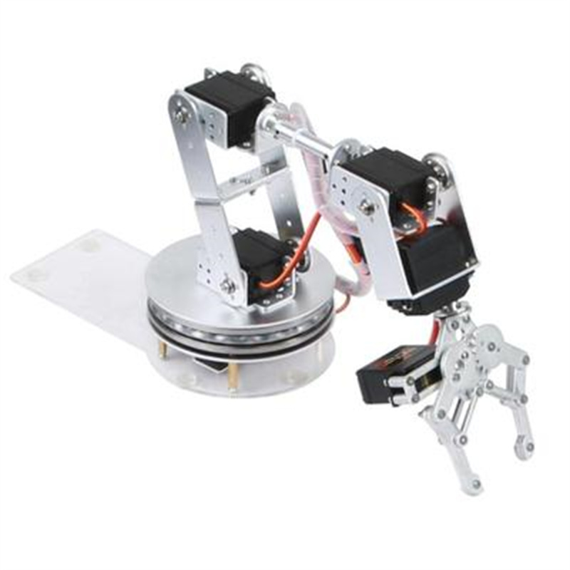 Silver 6 DOF Robotic Arm with  - Programmable Robotic Arm Kit Arduino review and price
