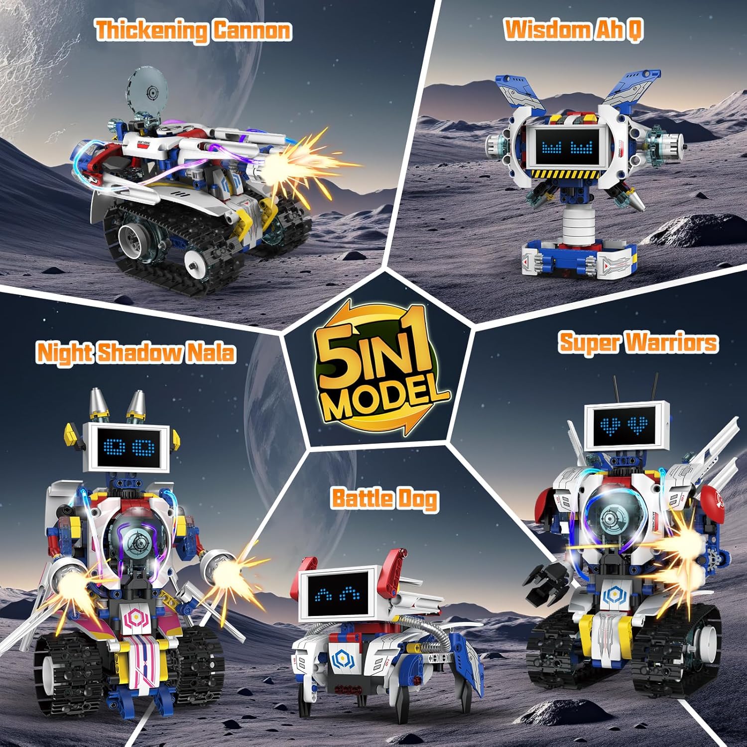 5 in 1 STEM Robot Building Toy - Stem Robot Building Kit Coding review and price