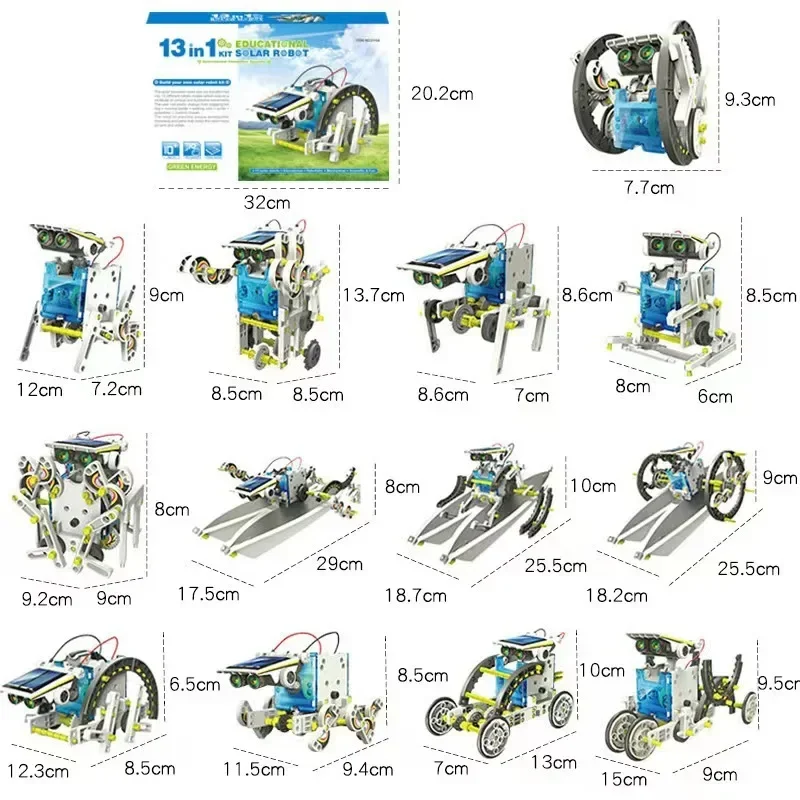 13 In 1 Solar Robot Kit STEM E - Solar Powered Robot Kit 14 In 1 review and price