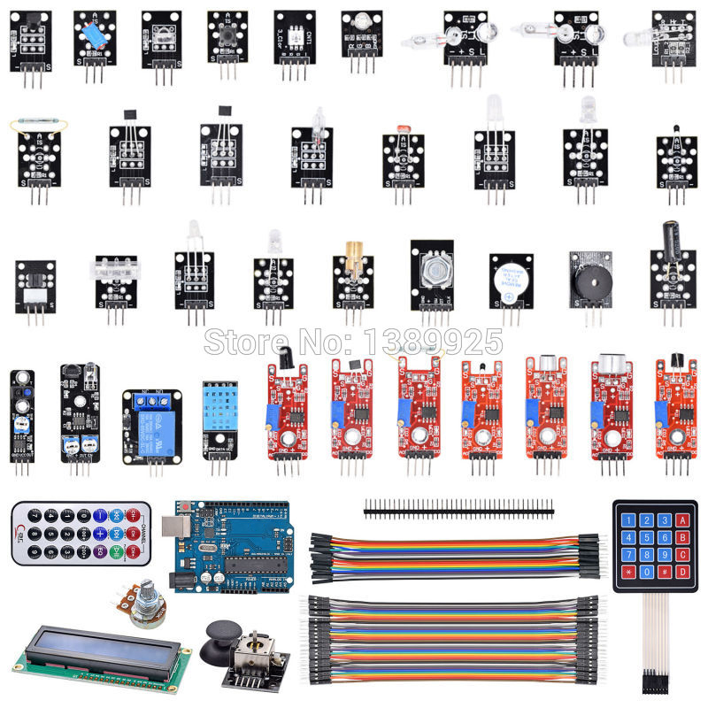 New Item New R3 Board + 37 mod - Arduino Sensor Kit 37 Modules Starter review and price