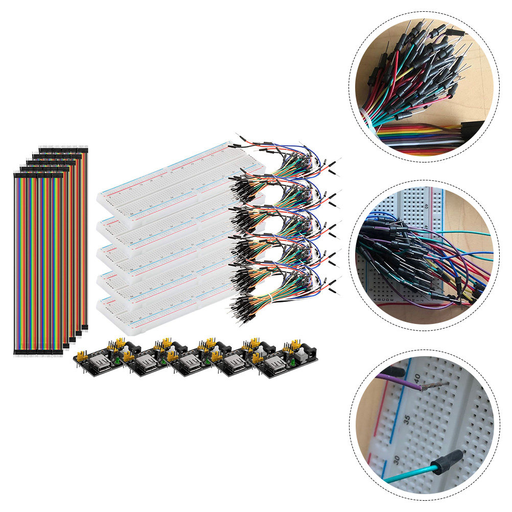 830 Hole Breadboard Kit with P - Breadboard Jumper Wires Power Supply Kit review and price