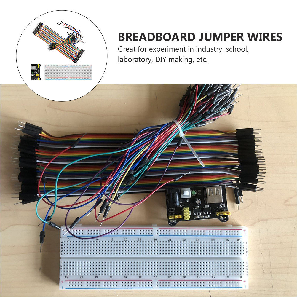 830 Hole Breadboard Kit with P - Breadboard Jumper Wires Power Supply Kit review and price