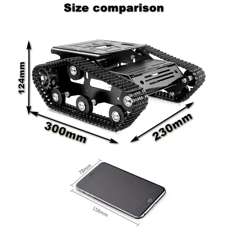 Smart Robot Car Tank Chassis A - Raspberry Pi Robot Platform Tank Chassis review and price