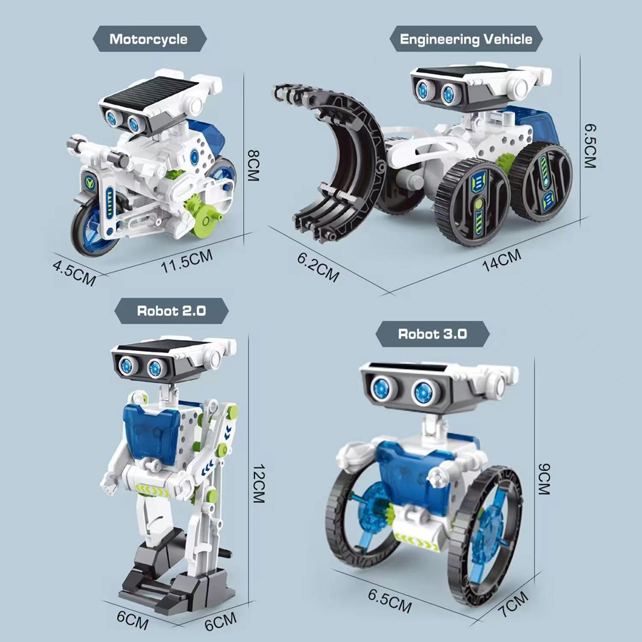21/14/7 in 1 Science Experimen - Solar Powered Robot Kit 14 In 1 review and price