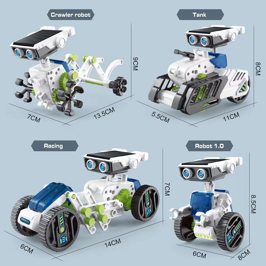 21/14/7 in 1 Science Experimen - Solar Powered Robot Kit 14 In 1 review and price