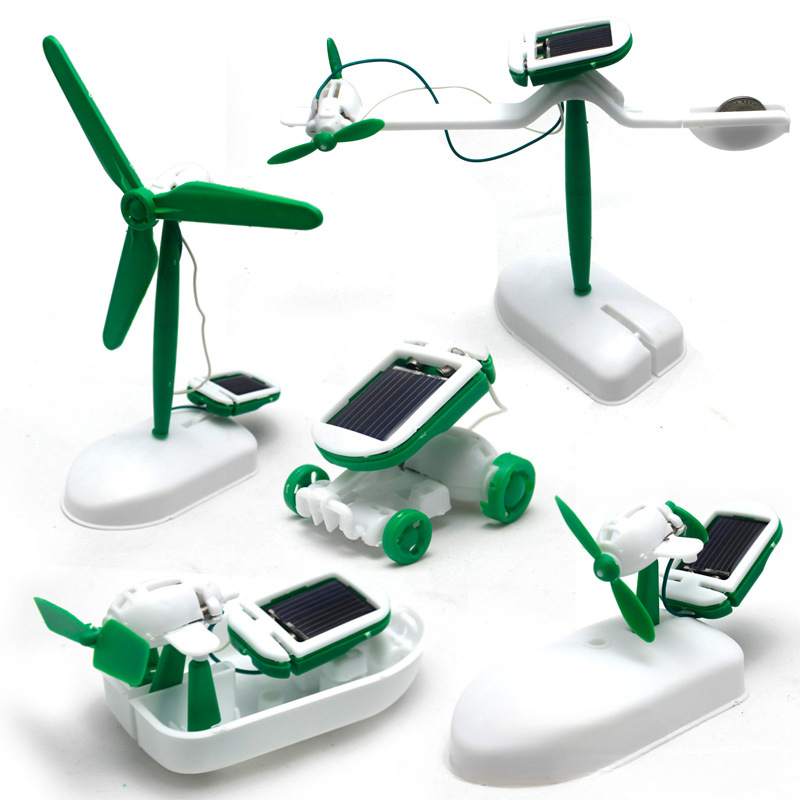 6-In-1 Solar-Power Robot Kit A - Solar Powered Robot Kit 14 In 1 review and price