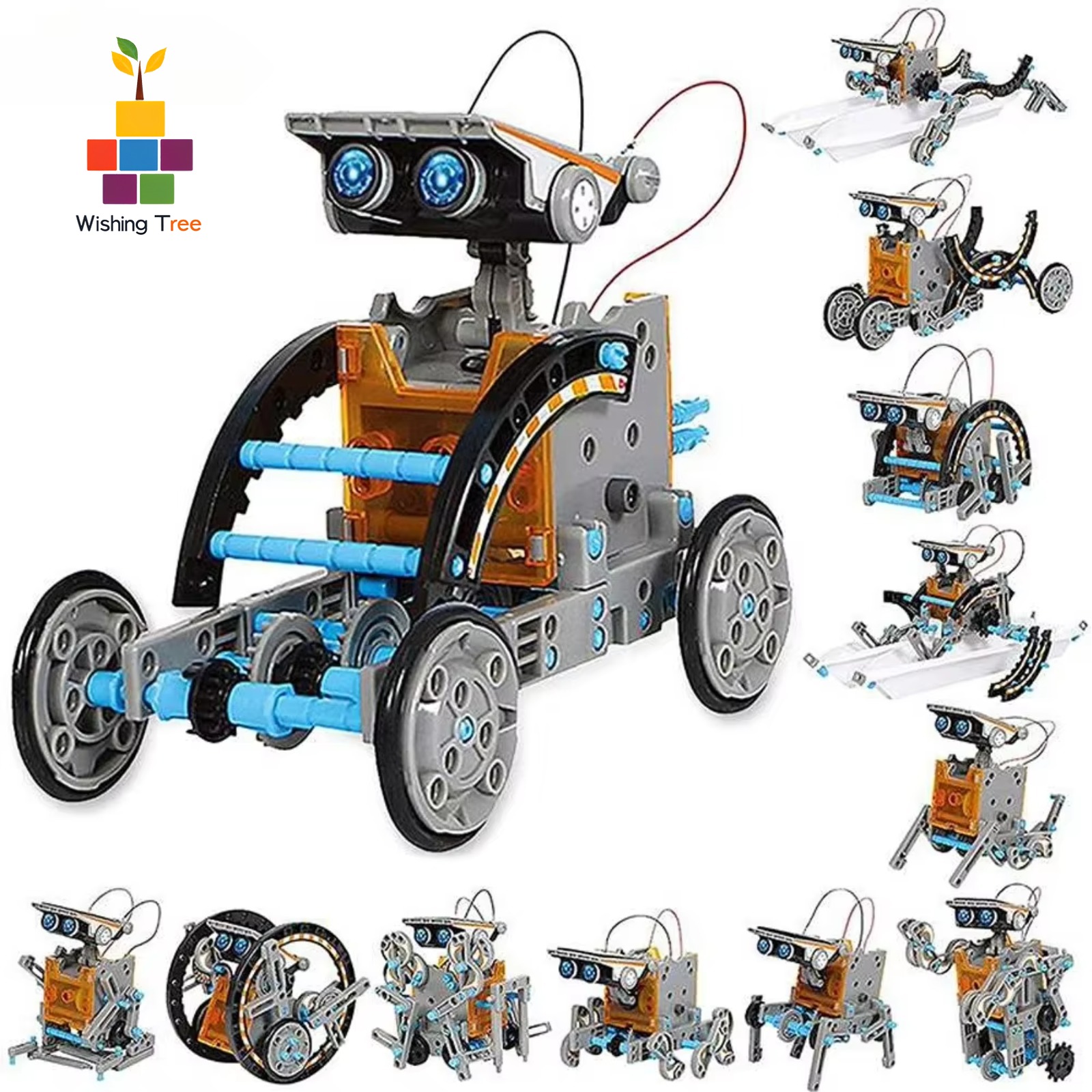 13 in 1 Solar Powered Robot Sc - Solar Powered Robot Kit 14 In 1 review and price