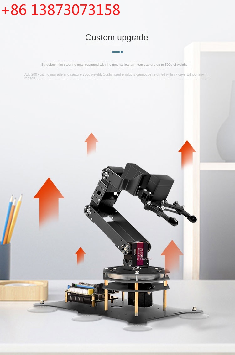 6 DOF Robotic Arm with Metal C - Programmable Robotic Arm Kit Arduino review and price