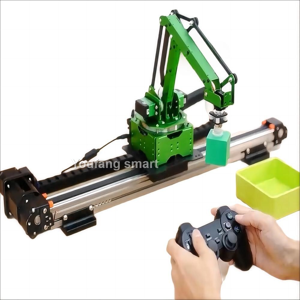 5 Axis Robot Arm with Guide Ra - Programmable Robotic Arm Kit Arduino review and price